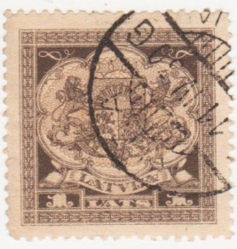 Балтійські країни Балтийские страны ^/--/^ Латвия 1926 г № 97 гашеная ^_^^^ Латвія 1926 р. No 97 гашена - фото фото фото