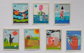 Угорщина Венгрия ^/--/^ Венгрия 1975 Защита окружающей среды, MNH ^_^^^ Угорщина 1975 Захист навколишнього середовища, MNH - фото фото фото