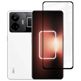 Чохли, бампера Чехлы, бампера ^/--/^ Захисне скло Fiji Premium для Realme GT /--/ 3 повне проклеювання Anti-Static чорний ^_^^^ Защитное стекло Fiji Premium для Realme GT /--/ 3 полное проклеивание Anti-Static черный - фото фото фото