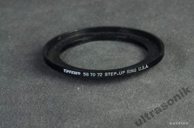 Адаптери Адаптеры ^/--/^ Повышающее кольцо Tiffen     (Step-Up Ring) 58-72 мм Вживане ^_^^^ Підвищувальне кільце Tiffen (Step-Up Ring) 58-72 мм - фото фото фото