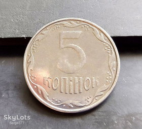 Обігові Обиходные ^/--/^ MN Україна 5 копійок 2015 р. ^_^^^ MN Украина 5 копеек 2015 г. - фото фото фото