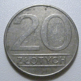- року - года ^/--/^ Польща 20 злотих 1986 року 41022 ^_^^^ Польша 20 злотых 1986 года 41022 - фото фото фото
