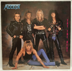 Платівки Пластинки ^/--/^ Accept EX U.D.O. - Eat The Heat - 1989.  (LP). 12. Vinyl. Пластинка. Germany. ^_^^^ Accept EX U.D.O. - Eat The Heat - 1989. 12.Vinyl. Пластинка. Germany. - фото фото фото