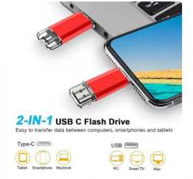 USB флешнакопичувачі USB флешнакопители ^/--/^ USB-флешнакопичувач Type-C 2 в 1 OTG 128 ГБ. ^_^^^ USB-флешнакопитель Type-C 2 в 1 OTG 128 ГБ. - фото фото фото