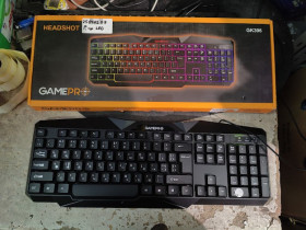 Клавіатури Клавиатуры ^/--/^ Игровая клавиатура с подсветкой RGB GamePro Headshot GK /--/ 396 USB № 25040207 ^_^^^ Ігрова клавіатура з підсвічуванням RGB GamePro Headshot GK /--/ 396 USB No 25040207 - фото фото фото