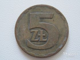 - року - года ^/--/^ Польша 5 злотых 1975 года #13757 ^_^^^ Польща 5 злотих 1975 року #13757 - фото фото фото