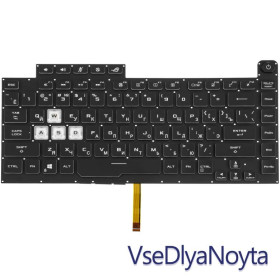 Клавіатури Клавиатуры ^/--/^ Клавиатура для ноутбука ASUS (G /--/ 531 series) rus, black, без фрейма, подсветка клавиш (RBG 16 pin) ^_^^^ Клавіатура для ноутбука ASUS (G /--/ 531 series) rus, black, без фрейму, підсвічування клавіш (RBG 16 pin) - фото фото фото