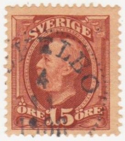 Інші країни Другие страны ^/--/^ Швеция 1891  г. № 44 гашеная ^_^^^ Швеція 1891 р. No 44 гашена - фото фото фото