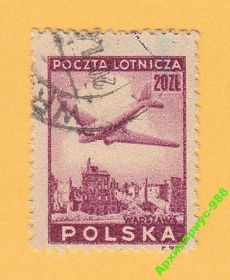 Польща Польша ^/--/^ АВИАЦИЯ 1946 ПОЛЬША Самолет ТРАНСПОРТ История № 2 ^_^^^ АВІАЦІЯ 1946 ПОЛЬЩА Літак ТРАНСПОРТ Історія No 2 - фото фото фото