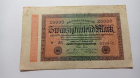 Інше Другое ^/--/^ Германия. 20000 марок. 1923. ^_^^^ Німеччина. 20000 марок. 1923. - фото фото фото