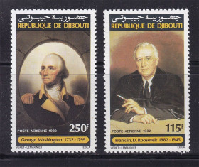 Мистецтво Искусство ^/--/^ NM Искусство . Джибути 1982 г MNH - портреты - президенты ^_^^^ Джибуті 1982 MNH - портрети - президенти - фото фото фото