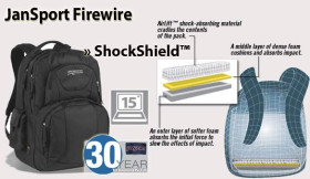 Сумки Сумки ^/--/^ Новий оригінальний американський рюкзак JanSport Firewire Air Lift Black для ноутбука 32 /--/ л. 15,6 ^_^^^ Новый рюкзак JanSport Firewire Air Lift Black для ноутбука - фото фото фото