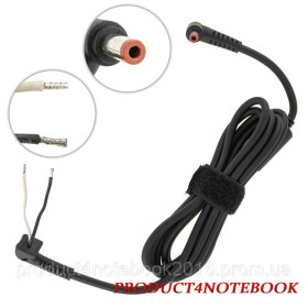 Кабелі Кабели ^/--/^ Оригинальный DC кабель питания для БП LENOVO 120-180 /--/ W 5.5 /--/ x /--/ 2.5 /--/ мм, L-образный штекер, L-образный вход  ^_^^^ Оригінальний DC кабель живлення для БП LENOVO 120-180 /--/ W 5.5 /--/ x /--/ 2.5 /--/ мм, L-подібний штекер, L-подібний вхід - фото фото фото