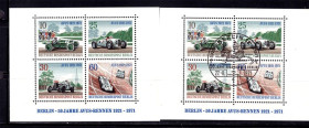 Транспорт Транспорт ^/--/^ Авто  .  Германия Берлин  1971 г MNH - 2 /--/ а блока - СГ - ^_^^^ Німеччина Берлін 1971 р MNH - 2 /--/ а блоку - СГ - фото фото фото