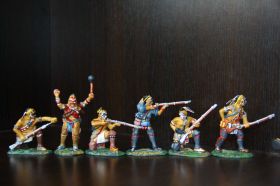 Фігурки, солдатики Фигурки, солдатики ^/--/^ индейцы гуроны 55-60 /--/ мм  (Armies in Plastic) ^_^^^ Гурони 55-60 мм (Armies in Plastic) - фото фото фото