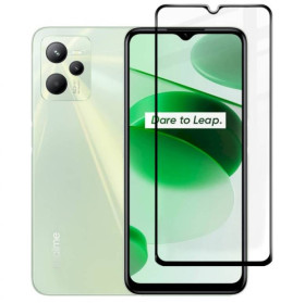 Чохли, бампера Чехлы, бампера ^/--/^ Захисне скло Fiji Premium для Realme C /--/ 35 повне проклеювання Anti-Static чорний ^_^^^ Защитное стекло Fiji Premium для Realme C /--/ 35 полное проклеивание Anti-Static черный - фото фото фото