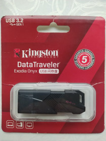 USB флешнакопичувачі USB флешнакопители ^/--/^ Kingston DataTraveler Exodia Onyx 64 /--/ GB USB 3.2 Gen /--/ 1 Black - фото фото фото