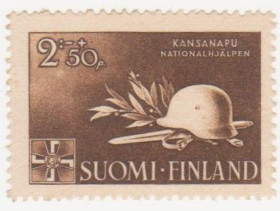 Скандинавія Скандинавия ^/--/^ Финляндия 1943 г. № 282 ** ^_^^^ Фінляндія 1943 No 282 ** - фото фото фото