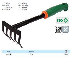 Інші інструменти Другие инструменты ^/--/^ Грабли садовые мини 5 зубов FLO-99036 ^_^^^ Граблі садові міні 5 зубів Польща FLO-99036 - фото фото фото