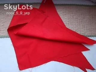  ^/--/^ Ткань хлопок сатин красный натуральный . Для рукоделия, поделок, For Hand Made ^_^^^ Тканина бавовни сатин червоний натуральний, раритет СРСР. Вироби, For Hand Made - фото фото фото