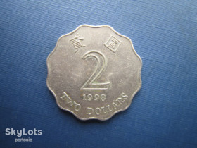 Китай Китай ^/--/^ Монета 2 доллара Гонг-Конг Гонконг  (Китай) 1998 ^_^^^ Монета 2 долара Гонг-Конг Гонконг (Китай) 1998 - фото фото фото