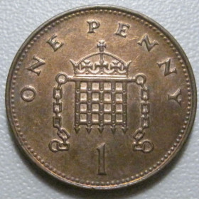 Єлизавета II (після ) Елизавета II (после ) ^/--/^ Велика Британія 1 пенні 1999 року Магнітна 43146 ^_^^^ Великобритания 1 пенни 1999 года Магнитная 43146 - фото фото фото