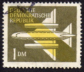 Інші країни Другие страны ^/--/^ НДР 1957 - Авіапошта  (Гб) ^_^^^ ГДР 1957 - Авиапочта (Гб) - фото фото фото