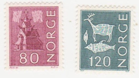 Скандинавія Скандинавия ^/--/^ Норвегия 1972 г.№ 649‑650 ** серия ^_^^^ Норвегія 1972 р. No 649-650 ** серія - фото фото фото