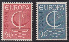 Скандинавія Скандинавия ^/--/^ Норвегия 1966 г.№ 563‑564 ** серия ^_^^^ Норвегія 1966 р. No 563‐564 ** серія - фото фото фото