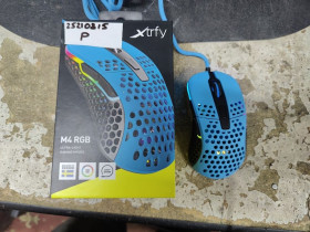 Миші Мыши ^/--/^ Игровая оптическая мышь Xtrfy M /--/ 4 RGB USB Miami Blue USB № 25210815 ^_^^^ Ігрова оптична миша Xtrfy M /--/ 4 RGB USB Miami Blue USB No 25210815 - фото фото фото