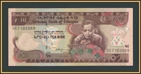 Ефіопія Эфиопия ^/--/^ Эфиопия 10 быров 1998  (2006) P-48  (48 /--/ d) UNC ^_^^^ Ефіопія 10 бирів 1998 (2006) P-48 (48 /--/ d) UNC - фото фото фото