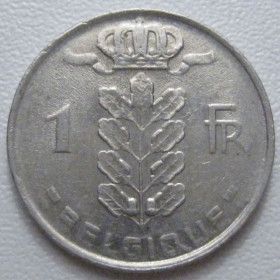 Бельгія Бельгия ^/--/^ Бельгія 1 франк 1980 року Belgique 42729 ^_^^^ Бельгия 1 франк 1980 года Belgique 42729 - фото фото фото