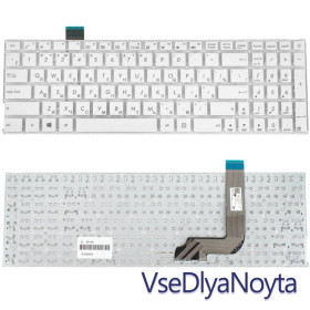 Клавіатури Клавиатуры ^/--/^ Клавиатура для ноутбука ASUS (X /--/ 542 series) rus, white, без фрейма (ОРИГИНАЛ) ^_^^^ Клавіатура для ноутбука ASUS (X /--/ 542 series) rus, white, без фрейму (ОРИГИНАЛ) - фото фото фото