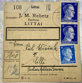 Європа Европа ^/--/^ Поштова картка. Рейх 1941 р.       (SP) ^_^^^ Почтовая карточка. Рейх 1941 г. (SP) - фото фото фото