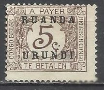 Бурунді Бурунди ^/--/^ Руанда Урунди 1924 стандарт надп. 1 /--/ м.( ) ^_^^^ Руанда Урунді 1924 стандарт надп. - фото фото фото