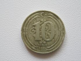 Туреччина Турция ^/--/^ Турция 10 куруш 2009 года 14867 ^_^^^ Туреччина 10 куруш 2009 року 14867 - фото фото фото