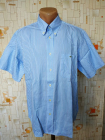 Сорочки Рубашки ^/--/^ Шведка блакитна смуга LACOSTE р-р 42 ^_^^^ Шведка голубая полоса LACOSTE р-р 42 - фото фото фото