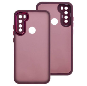 Чохли, бампера Чехлы, бампера ^/--/^ Чохол Fiji Lens для Xiaomi Redmi Note 8 бампер матовий з захистом блока камер Wine Red ^_^^^ Чехол Fiji Lens для Xiaomi Redmi Note 8 бампер матовый с защитой блока камер Wine Red - фото фото фото