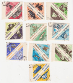 ОАЕ ОАЭ ^/--/^ Арабские Эмираты  (Шарджа )  1965 г. № 117‑136 гашеная серия Тет-беш ^_^^^ Арабські Емірати (Шарджа) 1965 р. No 117-136 гашена серія Тет-беш - фото фото фото