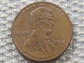 Обігові Обиходные ^/--/^ США 1 цент 2004 года #4927 ^_^^^ США 1 цент 2004 року #4927 - фото фото фото