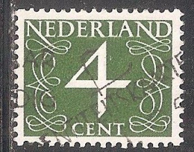 Бенілюкс Бенилюкс ^/--/^ Нидерланды 1946 Sc.285 used ^_^^^ Нідерланди 1946 Sc.285 used - фото фото фото
