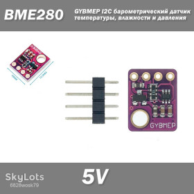 Інші радіокомпоненти Другие радиокомпоненты ^/--/^ GYBMEP BME /--/ 280 5 /--/ V I /--/ 2 /--/ C барометричний датчик температури, вологості та тиску Digital Barometric Pressure Altitude Sensor ^_^^^ GYBMEP BME /--/ 280 5 /--/ V I /--/ 2 /--/ C барометрический датчик температуры, влажности и давления Digital Barometric Pressure Altitude Sensor - фото фото фото