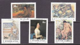 Балканський півострів Балканский полуостров ^/--/^ EU Югославия  1984  г   MNH -    искусство ^_^^^ EU Югославія 1984 р. - мистецтво - фото фото фото