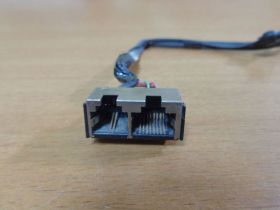 Інші комплектуючі Другие комплектующие ^/--/^ Разъем ethernet и шлейф Toshiba Satellite M /--/ 40-294 ^_^^^ Роз'єм ethernet і шлейф Toshiba Satellite M /--/ 40-294 - фото фото фото
