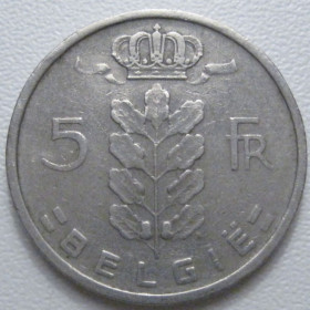 Бельгія Бельгия ^/--/^ Бельгія 5 франків 1950 року Belgie 42834 ^_^^^ Бельгия 5 франков 1950 года Belgie 42834 - фото фото фото