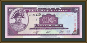 Карибський басейн Карибский бассейн ^/--/^ Гаити 100 гурдов 2000 P-268 UNC ^_^^^ Гаїті 100 гурдів 2000 P-268 UNC - фото фото фото
