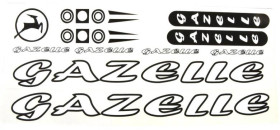 Інше Другое ^/--/^ Наклейка Gazelle на раму велосипеда, білий (NAK /--/ 047) ^_^^^ Наклейка Gazelle на раму велосипеда, белый (NAK /--/ 047) - фото фото фото
