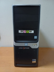 Корпуса Корпуса ^/--/^ Корпус Logic Power черный с серым ATX ^_^^^ Корпус Logic Power чорний з сірим ATX - фото фото фото