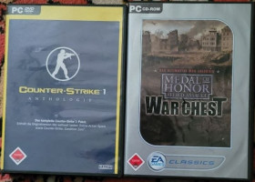 Інше Другое ^/--/^ Диски з іграми ПК: Counter-Strike 1 Anthologie + Medal of Honor Allied Assault ^_^^^ Диски с играми ПК: Counter-Strike 1 Anthologie + Medal of Honor Allied Assault - фото фото фото