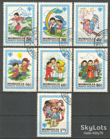 Монголія Монголия ^/--/^ Монголия 1980 Международный год ребёнка Mi 1348-1354 ^_^^^ Монголія 1980 Міжнародний рік дитини Mi 1348-1354 - фото фото фото